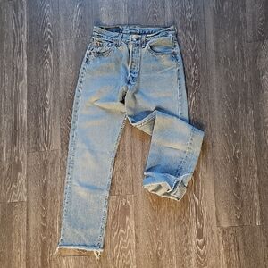 Levi's 501 Original Fit Light Blue Jeans